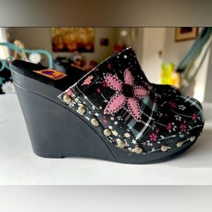 RocketDog Women’s Floral   Wedge  Shoes Size 8